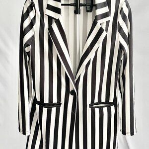 Black & White Striped Jacket